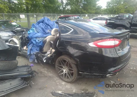 2015 Ford Fusion Titanium z USA, uszkodzony, nr VIN 3FA6P0K98FR176455